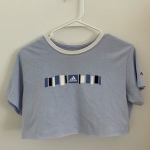 vintage adidas cropped t shirt